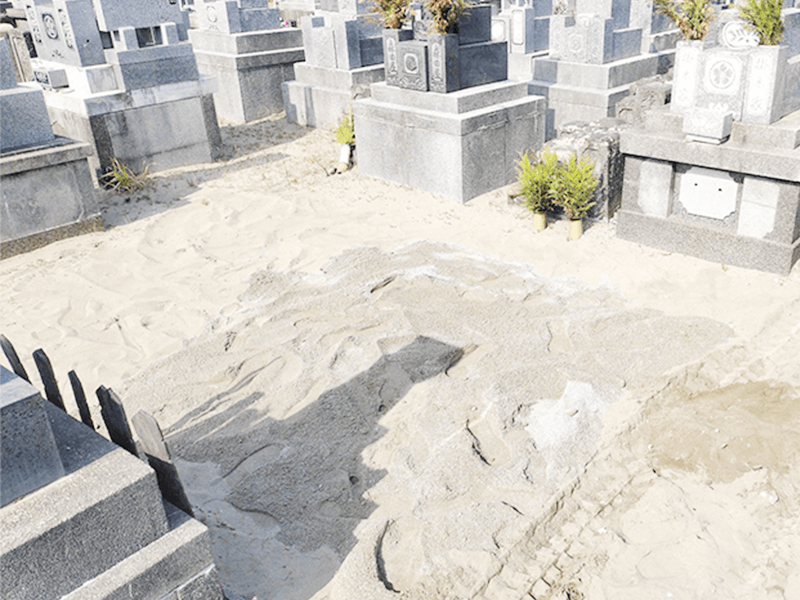 お墓じまい後②